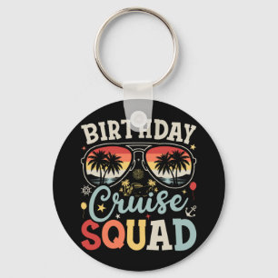 Verjaardag Cruise Squad Groep Familie Matching Cir Sleutelhanger