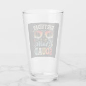 Verjaardag Cruise Squad Groep Familie Matching DK Glas (Achterkant)