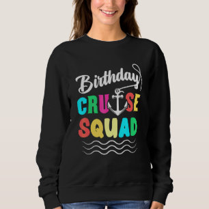 Verjaardag Cruise Squad Koning Kroon Zwaard Cruise Trui
