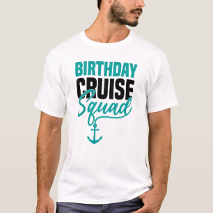 Verjaardag Cruise Squad Matching Familie Groep T-shirt