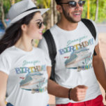 Verjaardag Cruise Squad Schip Gepersonaliseerd T-shirt<br><div class="desc">Dit ontwerp kan op het gebied worden gepersonaliseerd dat door de foto en/of tekst te veranderen wordt verstrekt. Of het kan worden aangepast door te klikken deze Sjabloon personaliseert en dan de klik te kiezen om verdere optie aan te passen en de kleur van de achtergrond te schrappen of te...</div>