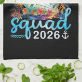 Verjaardag Cruise Team 2026 Theedoek (Gevouwen)