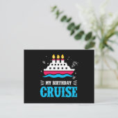 Verjaardag Cruise Zeilen Cruiseschip Vakantie Briefkaart (Staand voorkant)