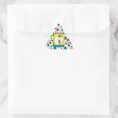 Verjaardag Cupcake - Bichon Frise Sticker (Tas)