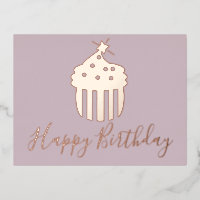 Verjaardag Cupcake Blush Roze