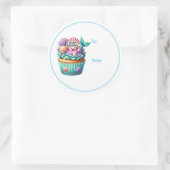 Verjaardag Cupcake Cadeautag Stickers (Tas)