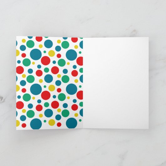 Verjaardag Cupcake - Dalmatisch Kaart (Binnen)