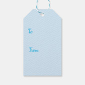 Verjaardag Cupcake Duits Wirehaired Pointer Cadeaulabel (Achterkant)