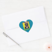 Verjaardag Cupcake - Duitse Herder - Kuno Hart Sticker (Envelop)