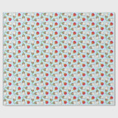 Verjaardag Cupcake Engelse Springer Spaniël Cadeaupapier (Vlak)