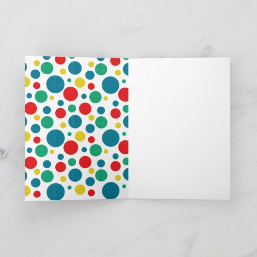 Verjaardag Cupcake - GoldenDoodle Kaart (Binnen)