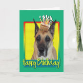 Verjaardag Cupcake - Great dane Kaart (Voorkant)