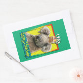 Verjaardag Cupcake - Koala Rechthoekige Sticker (Envelop)