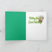 Verjaardag Cupcake - Poedel - Chocolade Kaart (Binnen)