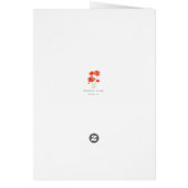 Verjaardag Cupcake Print Verjaardag Kaart (Achterkant)