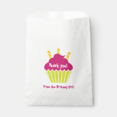 Verjaardag Cupcake Treat Bag Bedankzakje (Voorkant)