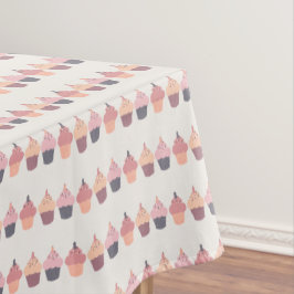 Verjaardag Cupcakes in gedempte tonen Tafelkleed