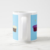 Verjaardag Cupcakes Jumbo Mok (Achterkant)
