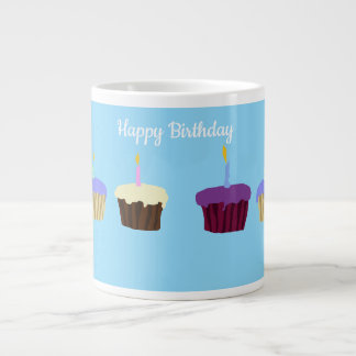 Verjaardag Cupcakes Jumbo Mok