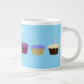 Verjaardag Cupcakes Jumbo Mok (Rechts)