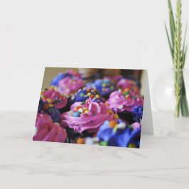 Verjaardag Cupcakes Kaart