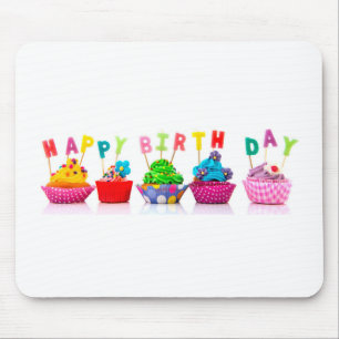 Verjaardag Cupcakes Muismat