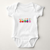 Verjaardag Cupcakes Romper (Voorkant)