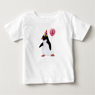 Verjaardag Custom Age Penguin Shirt