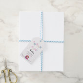 Verjaardag Cute Little Kitten 1 jaar Cadeaulabel (Met Touw)