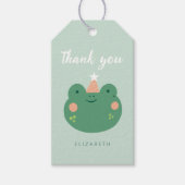 Verjaardag Cute Magic Frog  Cadeaulabel (Voorkant)