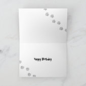 Verjaardag Dachshund (gladde jas) Kaart (Binnen)