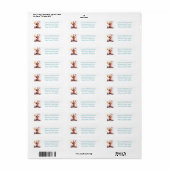 Verjaardag Dachshund Honden Etiket (Full Sheet)