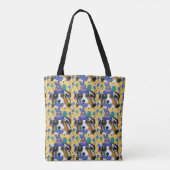 VERJAARDAG DACHSHUND  TOTE BAG (Achterkant)