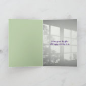 Verjaardag dahlia venster schaduw kaart (Binnen)