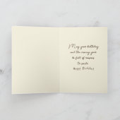 Verjaardag Daisy Boeket in Melkblik Kaart (Binnen)