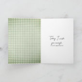 Verjaardag Daisy Boeket Kaart (Binnen)