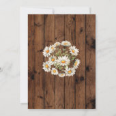 Verjaardag Daisy Party Nodig elke leeftijd bloemen Kaart (Achterkant)