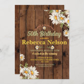 Verjaardag Daisy Party Nodig elke leeftijd bloemen Kaart (Voorkant / Achterkant)