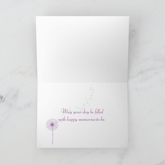 Verjaardag Daisy voor Mamma Kaart (Binnen)