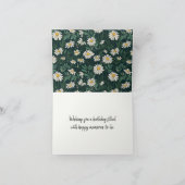 Verjaardag Daisy Weide Kaart (Binnen)