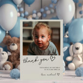Verjaardag Dank Je Foto Kaart