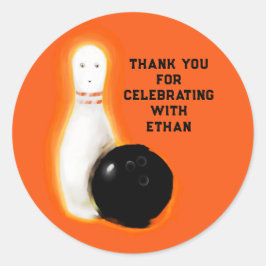 Verjaardag dank je Halloween oktober Ronde Sticker