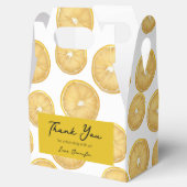 Verjaardag Dank U Favor Dozen (Citroen) Bedankdoosjes (Geopend)