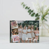 Verjaardag Dank u Foto Collage vrijgezellenfeest