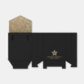 Verjaardag Dank u Gold Glitter Star Favoriete Boxe Bedankdoosjes (Uitgevouwen)