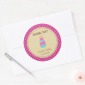 Verjaardag Dank u Sticker (Envelop)