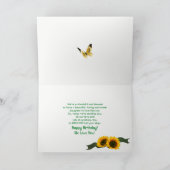 Verjaardag - Daughter-in-Love -Bucket of Sunflower Kaart (Binnen)