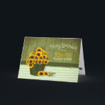 Verjaardag - Daughter-in-Love -Bucket of Sunflower Kaart<br><div class="desc">Zie hetzelfde afbeelding voor andere rubrieken,  enz.,  inclusief moederdag en verjaardagen en expressies</div>