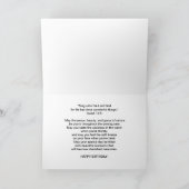 Verjaardag, de Kaart van de Familie van de Kraan (Binnen)