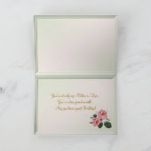 Verjaardag, de Kaart van de Schoonmoeder. Roze (Binnen)